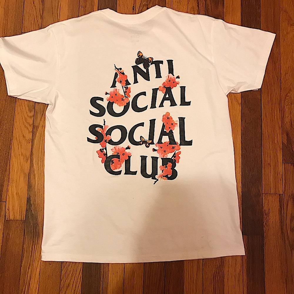 Anti social social club tee shirt
